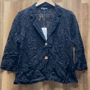 Piazza Del Tempio - Black Lace Jacket